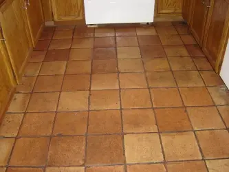 Saltillo floor before